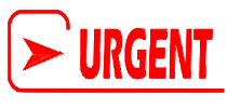 Tampon urgent logo fococlipping standard